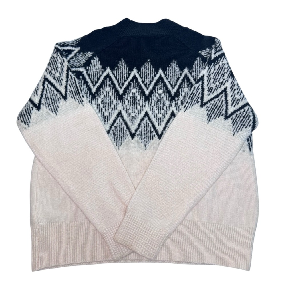 VARLEY Siren Relaxed Black and Cream Jacquard Women's Sweater- S - Picture 9 of 16